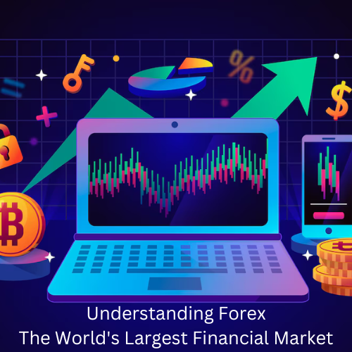 Global currency symbols representing Forex trading